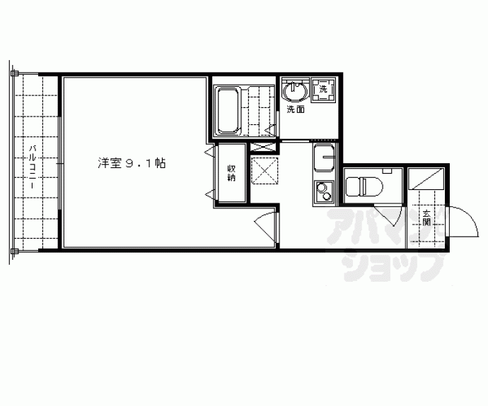 【プライム西洞院】間取