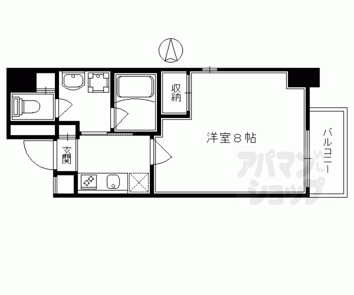 【グランドパレス大宮五条】間取