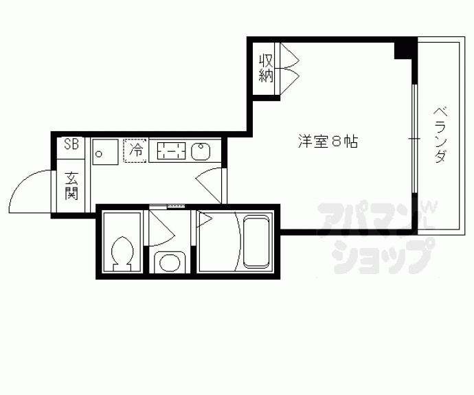 【マホガニーコート】間取