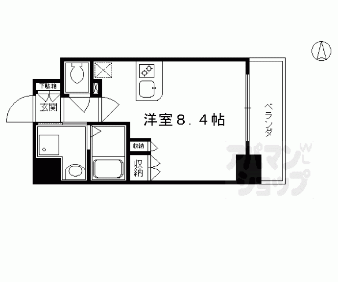 【エスリード烏丸五条駅前】間取