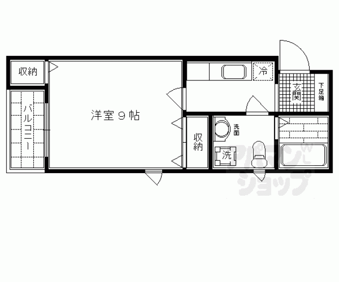 【ツゥインウッド】間取