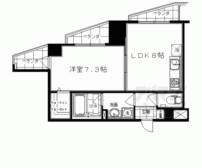 【クリスタルグランツ京都御所西】間取