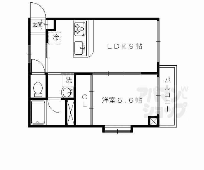 【ｓａｗａｒａｂｉ　ｋｉｔａｙａｍａ】間取