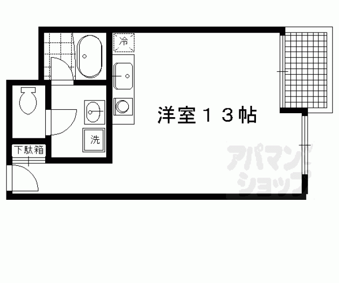 【テラッセ糺の森（下鴨女子学生会館）】間取