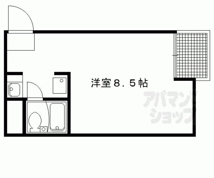 【テラッセ糺の森（下鴨女子学生会館）】間取