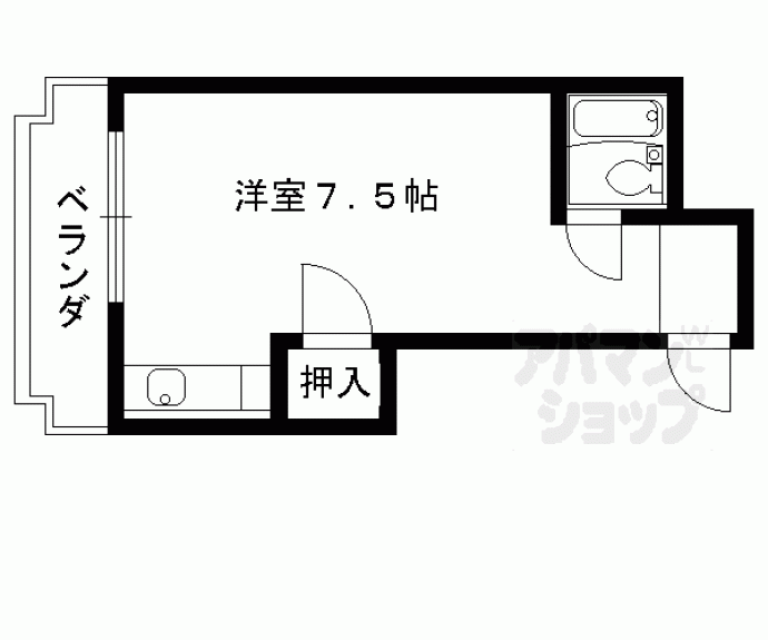 【リヴァク下鴨西】間取