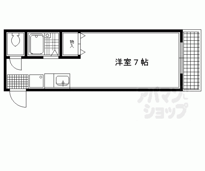 【ハイツ鴨がわ】間取