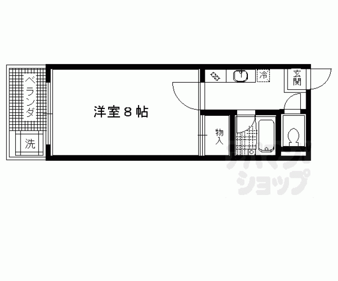 【コスモハイツ河原町】間取