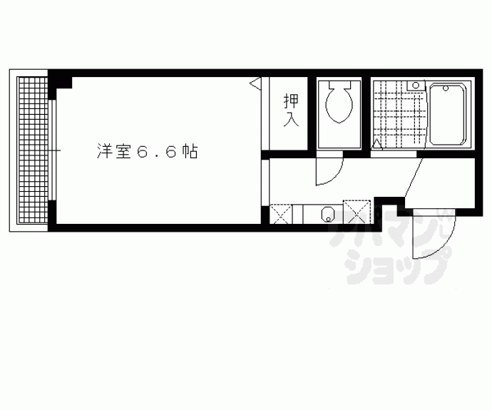 【清和院マンション】間取