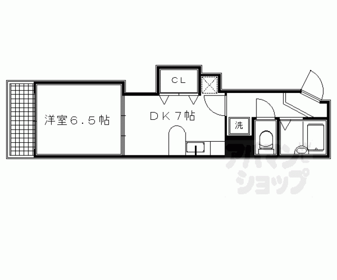 【アブレスト今出川】間取