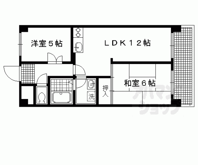 【ルミエール出町柳】間取