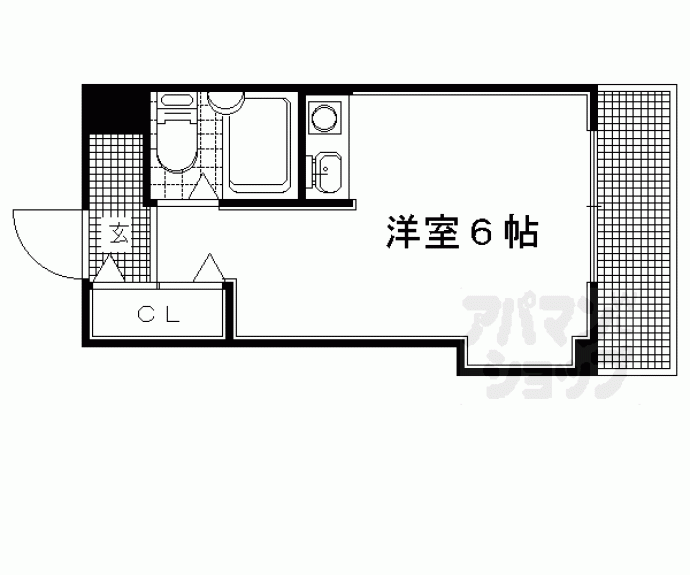 【コーポ出町柳】間取