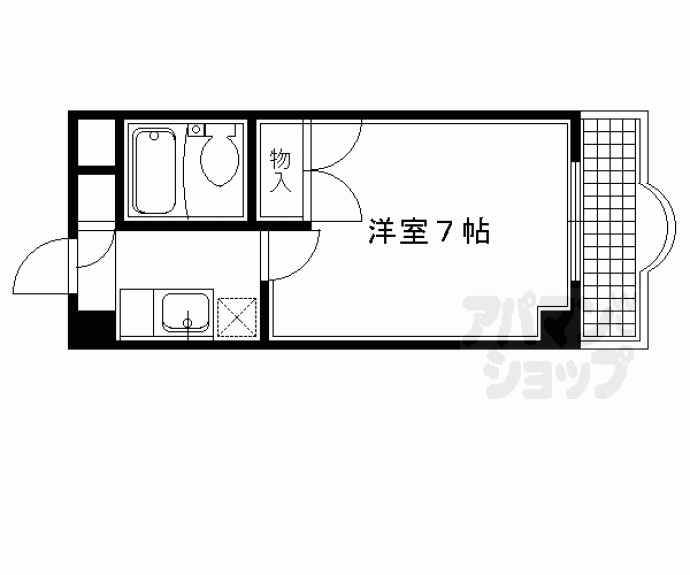 【賀茂女子学生会館】間取