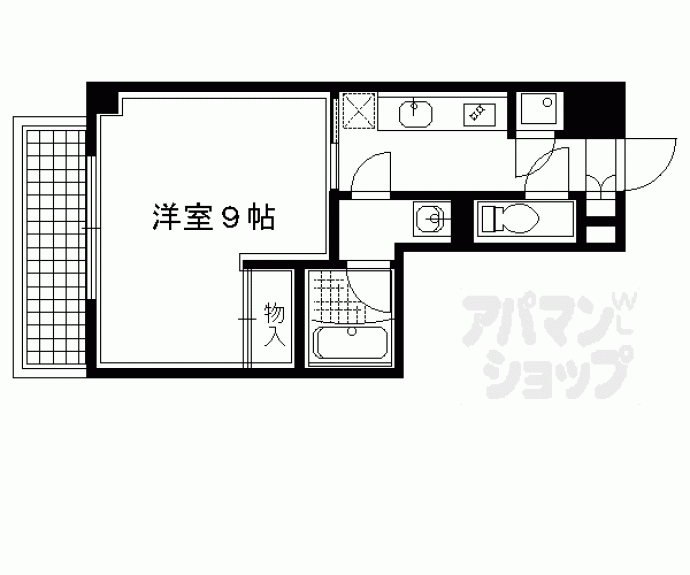 【グランコスモ出町柳】間取