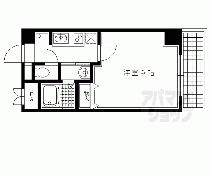 【グランコスモ出町柳】間取