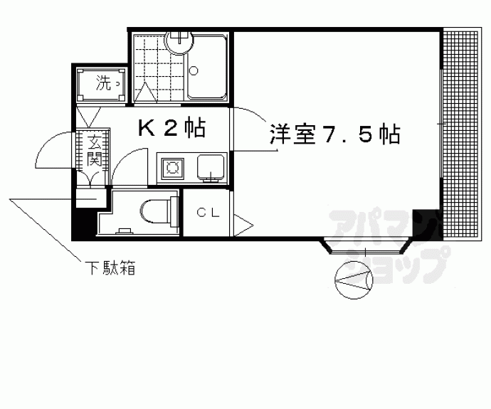 【リヴィエール鴨東】間取