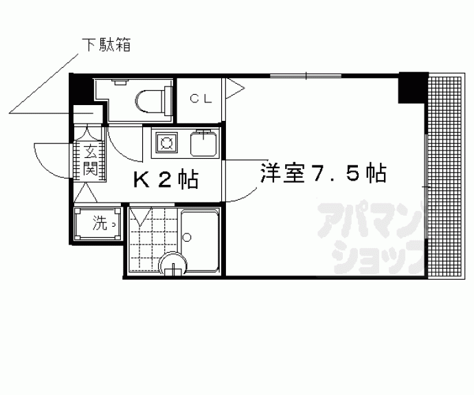 【リヴィエール鴨東】間取