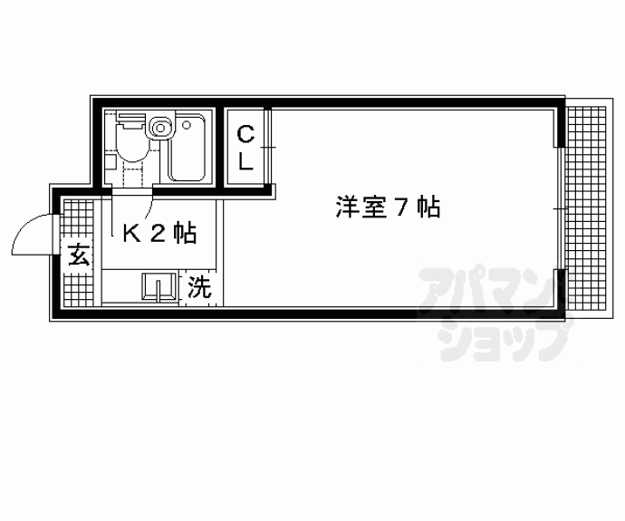 【カサブランカ】間取