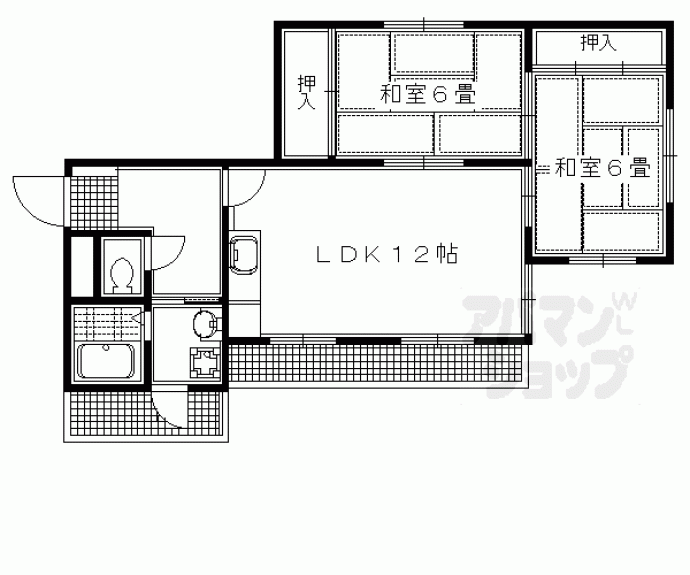 【グレーシー北白川】間取