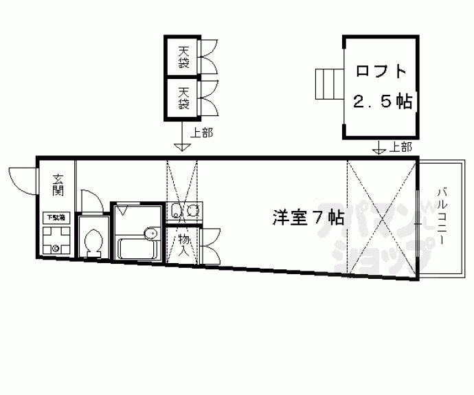 【キャッスル２１】間取