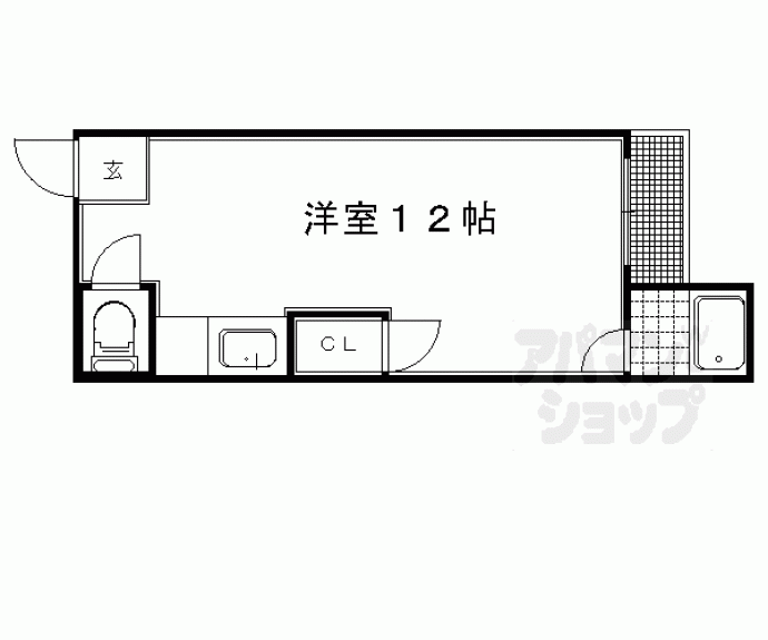 【コーポ鴨】間取