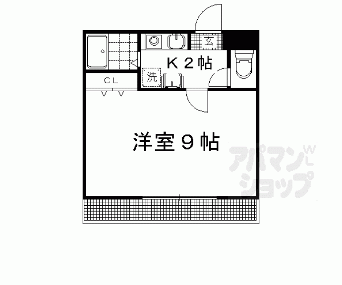 【シャトー１１西村】間取