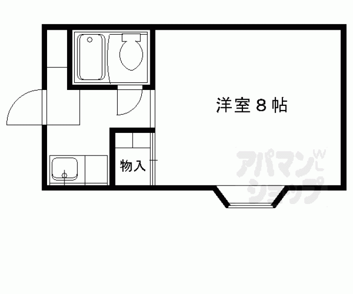 【ヴィラ鴨川】間取