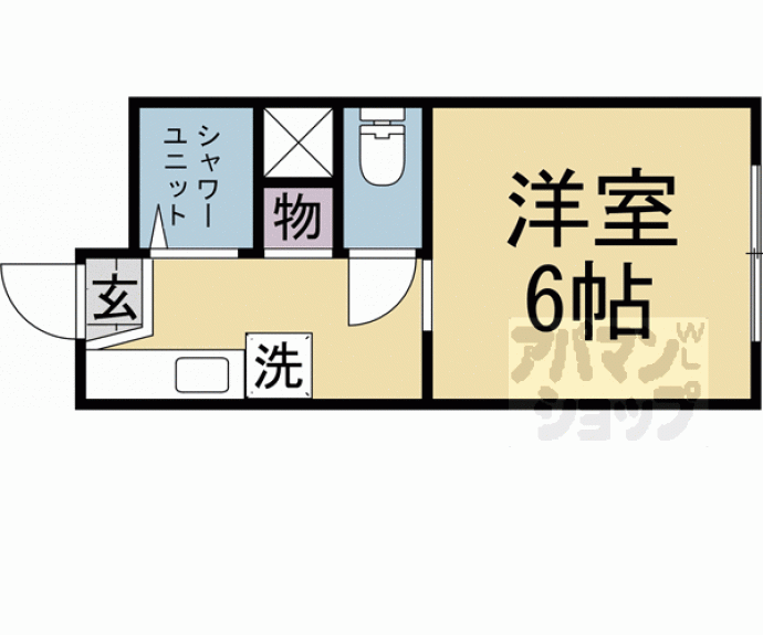 【ヴィラ鴨川】間取