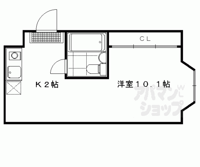 【ビュー北白川】間取