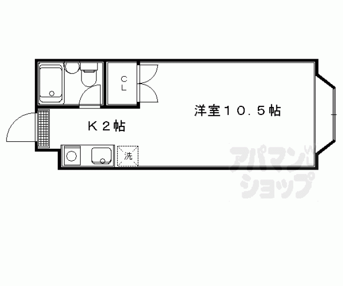 【ビュー北白川】間取