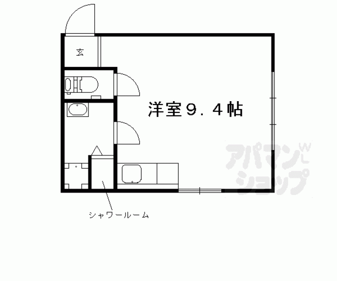 【コスモ三条京阪】間取