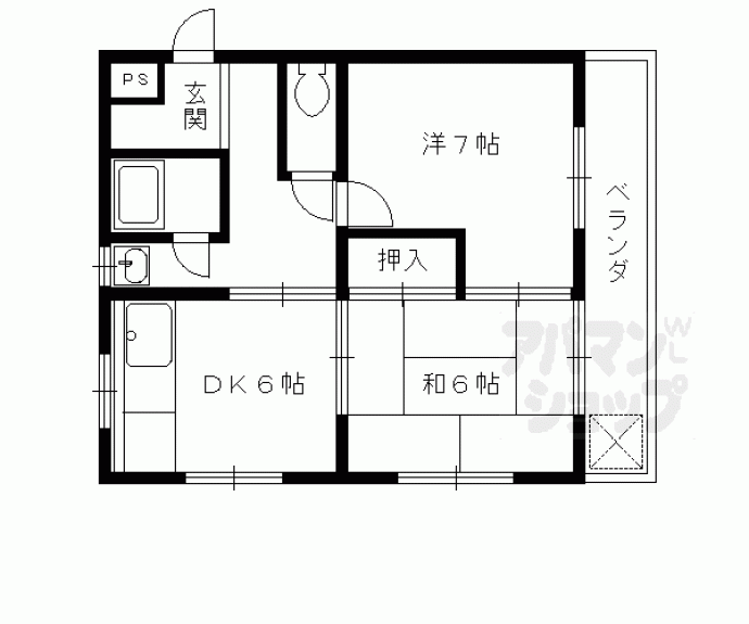 【コーポラス吉田】間取