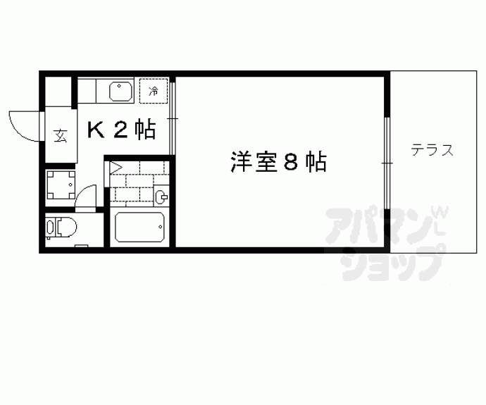 【アイエムメゾン京大前】間取