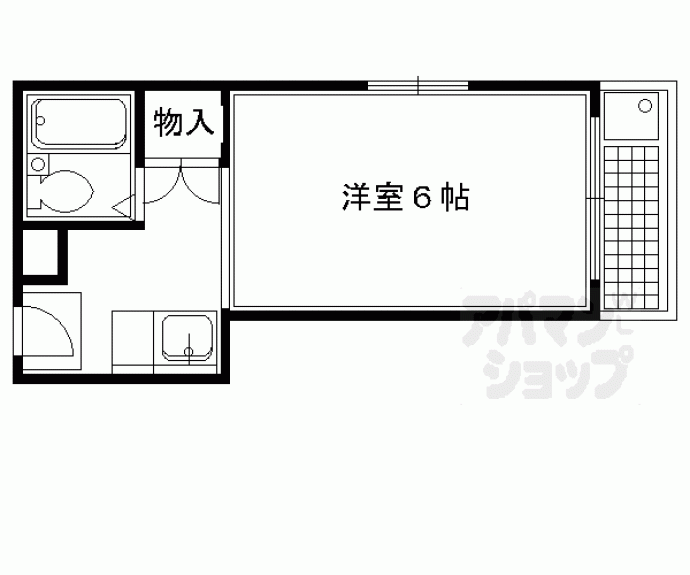 【コーポ新道】間取