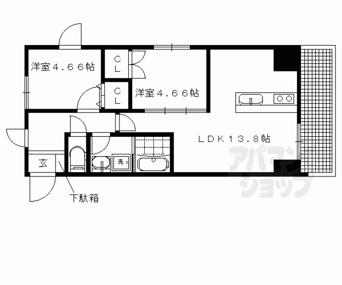 【イースト創染舎】間取