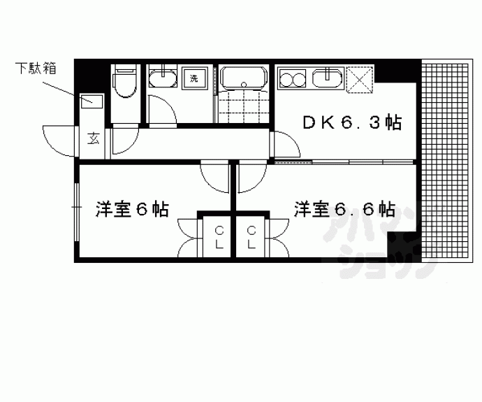 【イースト創染舎】間取