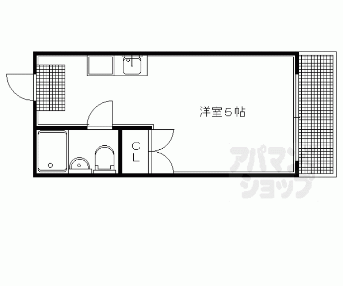 【ハイツ村岡】間取