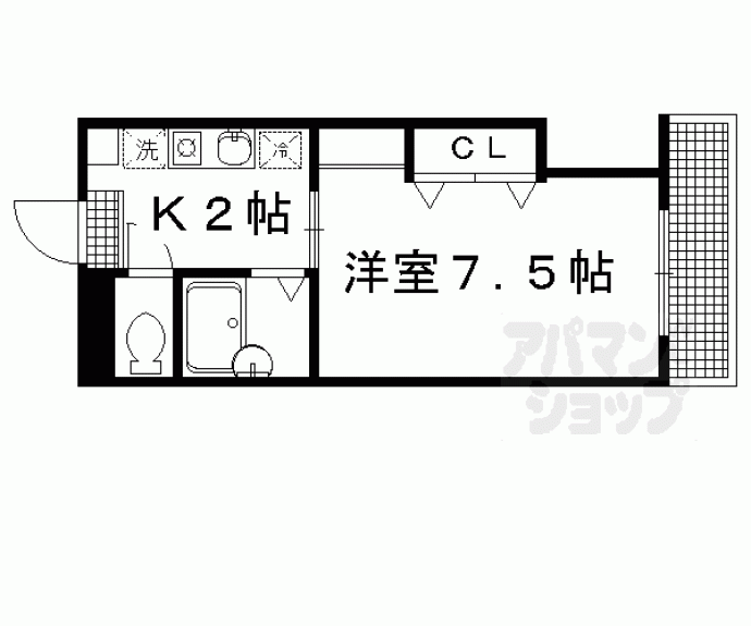 【ヴィラ聖護院】間取