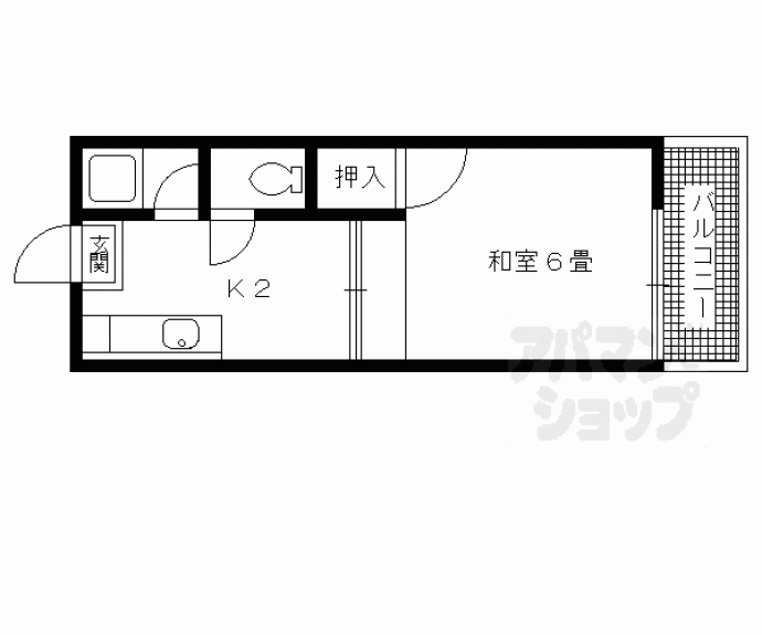 【サニーコーポ岡崎】間取