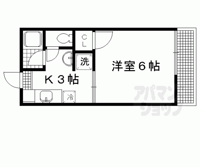 【サニーコーポ岡崎】間取