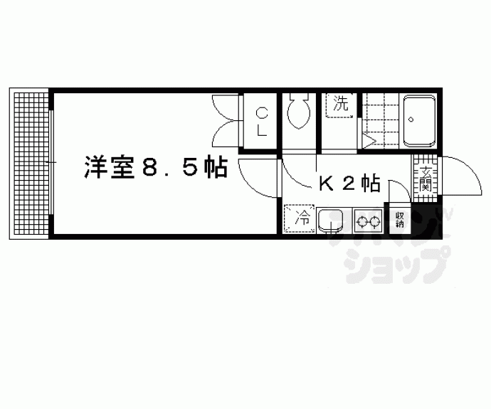 【ハイツ中山】間取