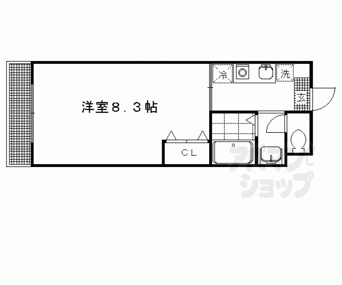 【ＮＵテラス京大前】間取