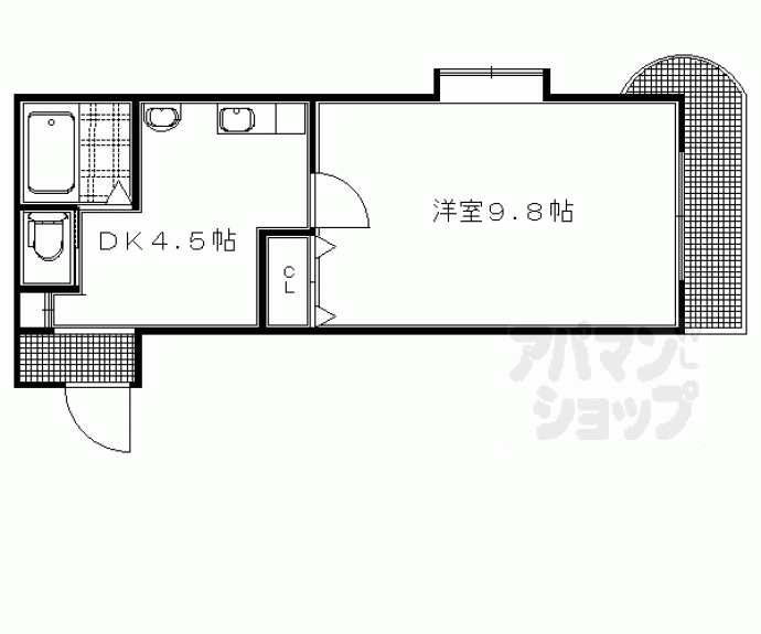 【グランビィア御蔭Ⅱ】間取