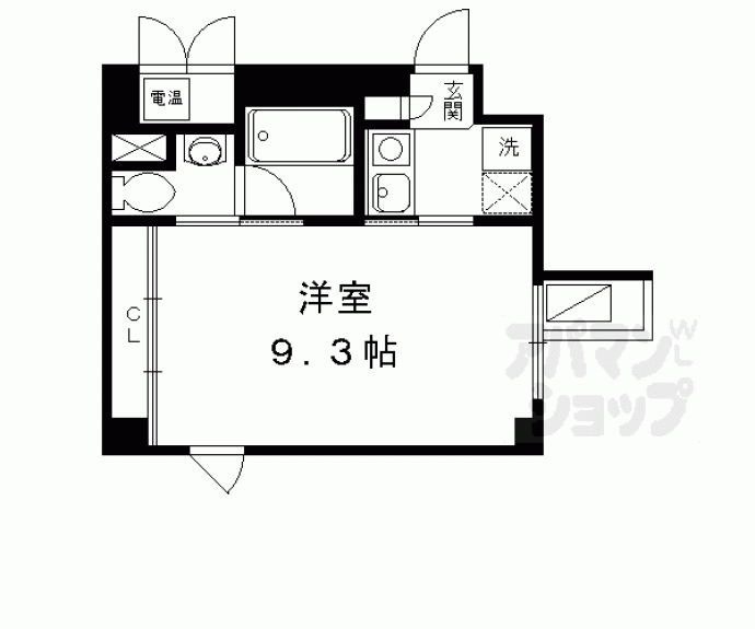 【ＣＯＺＹ平野】間取