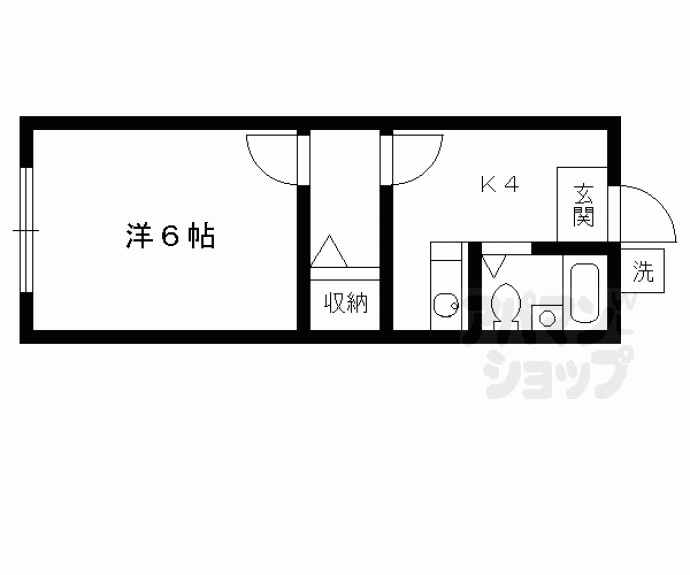 【スチューデントハイツこにし】間取