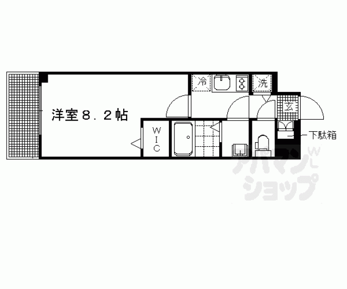 【ベラジオ京都一乗寺】間取