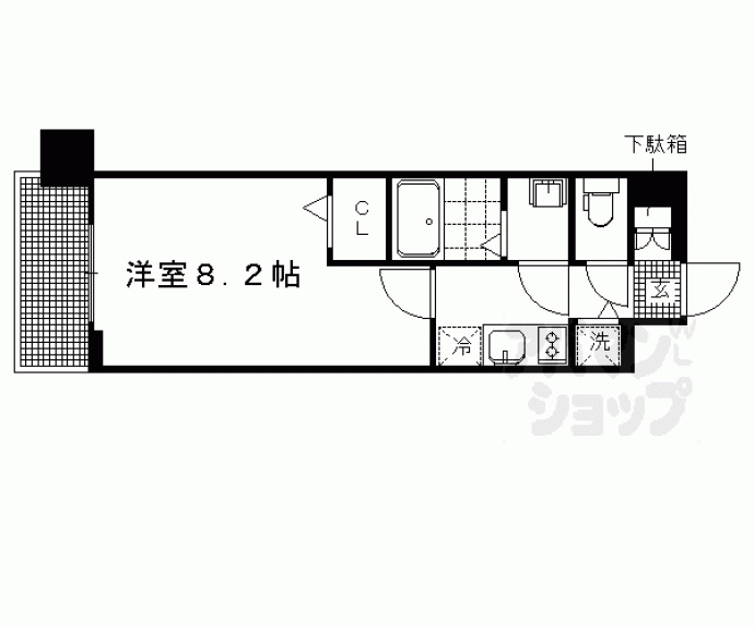 【ベラジオ京都一乗寺】間取