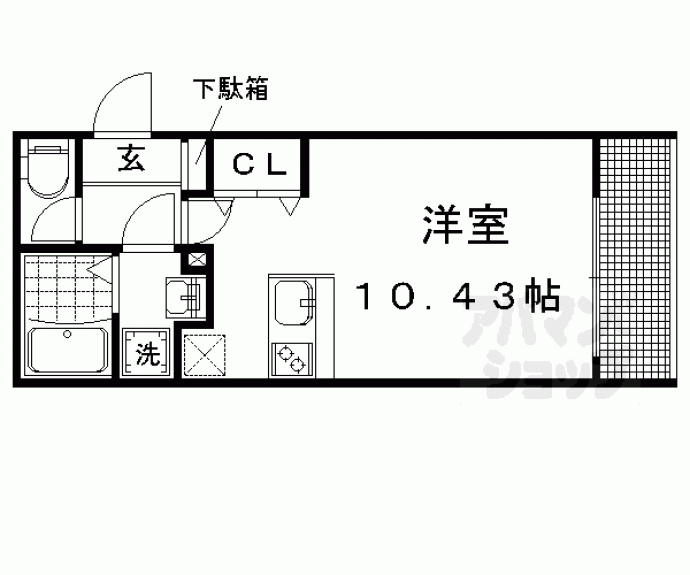 【Ｇｒａｎｇｅ京都吉田】間取