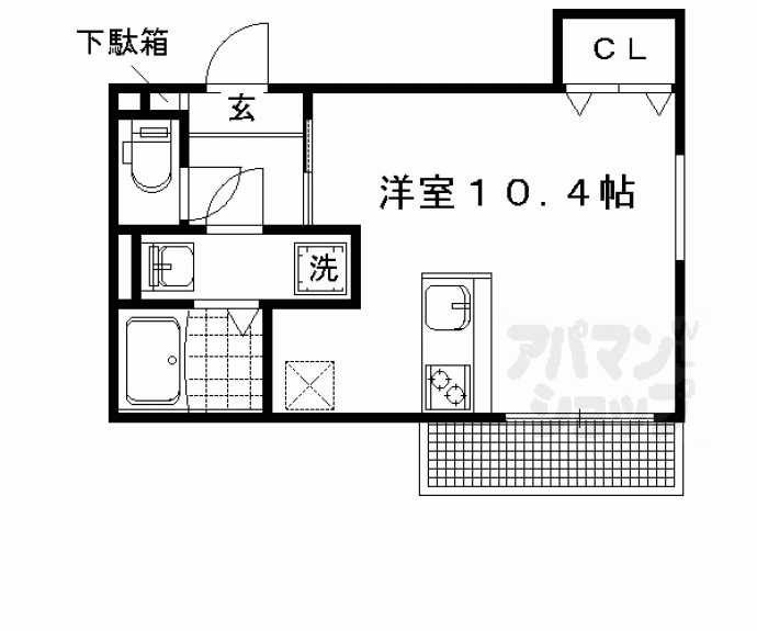 【Ｇｒａｎｇｅ京都吉田】間取