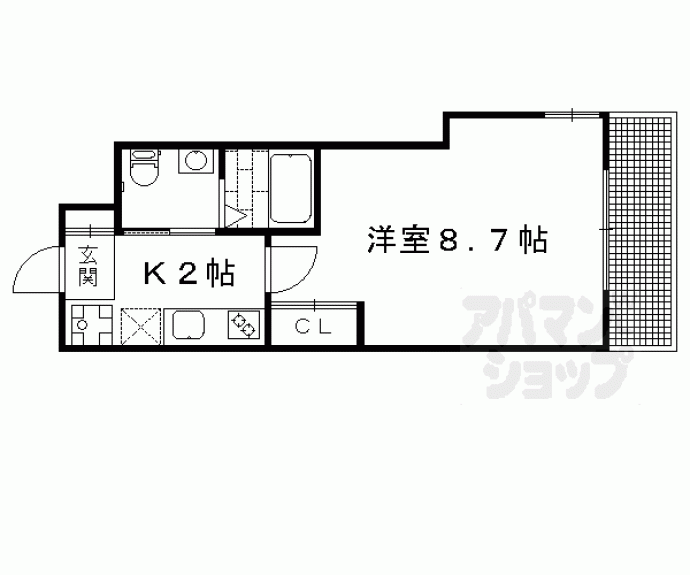 【シエルコート北白川】間取